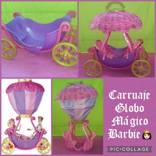 Carruaje Y Globo Aerostático Barbie