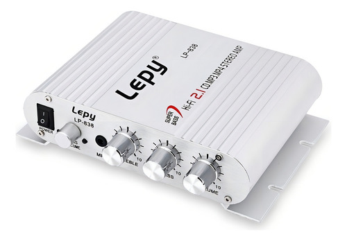 Y Amplificador De Potencia Estéreo Con Subwoofer Digital De