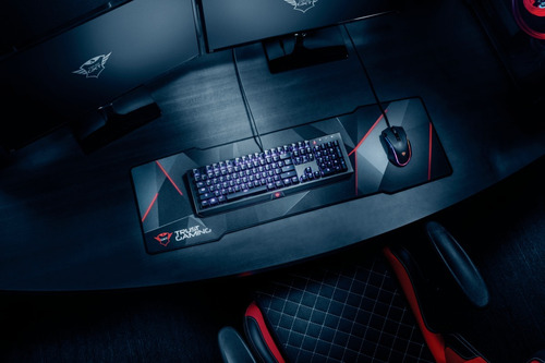 Imagen 7 de 7 de Mousepad Gamer Trust Gaming Gxt-209 Xxxl 90x30cms Tela