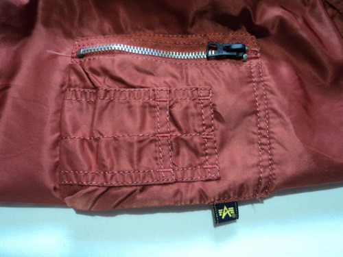 Chamarra Piloto Bomber Alpha Industries Talla 14-16 Junior (Usado)