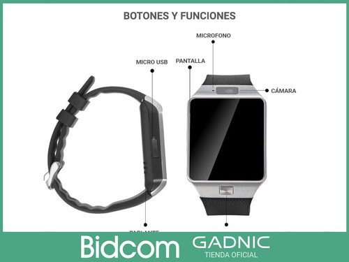 Smartwatch Reloj Inteligente Gadnic Original Celular Smart