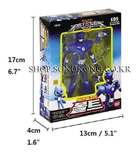 Miniforce Perno De Corea Del Robot Figura De Acción De Azul