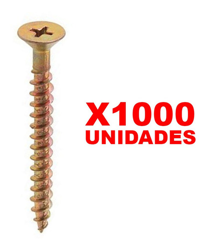 Tornillo Fix Phillips 19 X 40 1000 Unidades G P