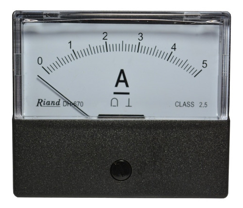 Amperimetro Analógico Dh-670 Dc 0-5v