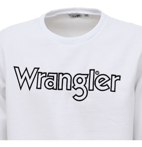 Moletom Branco Masculino Original Wrangler 28520