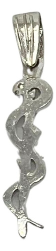 Dije Plata Esculapio Plata 925 Medico Urgencia Serpiente