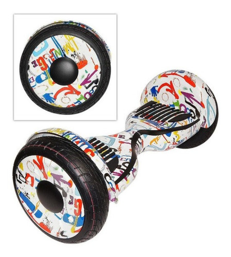 Overboard Skate Eletrico 10 Polegadas Grafitti C/bluetooth*