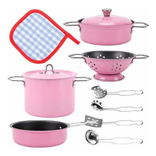 Juego De Cocina Para Niños, Juego De Cocina, Color Rosa