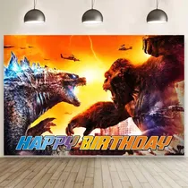 Comprar Godzilla - Fondo De Feliz Cumpleaños, Cartel De Cumpleaños D