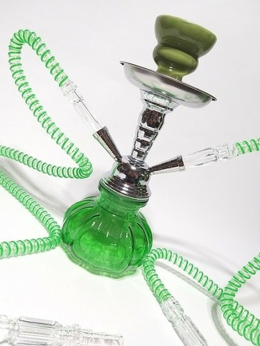 Pipa De Agua 2 Mangueras Narguile Shisha Hookah Mediano