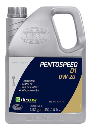 Imagen 1 de 3 de Pentospeed Dexos1 Aceite Sintético 0w20 Honda Chrysler 5l