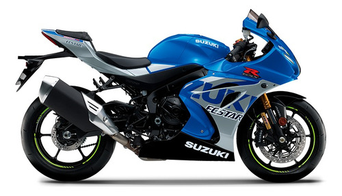 Forro Moto Broche + Ojillos Suzuki Gsx R1000r Blue 2022