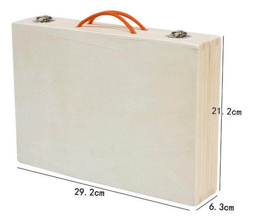 Caja De Reparación De Madera Kit De Herramientas De