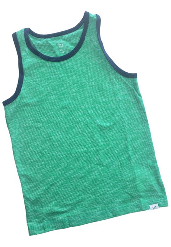 Musculosa Niño Talle 5 Años Verde Gap 