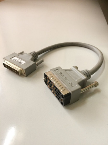 Cable Datos V35 (hembra)-db25 (macho), Long. 28 Cm.