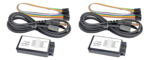 Analizador Lógico Usb, 24 M, 8 Canales, Microcontrolador Arm