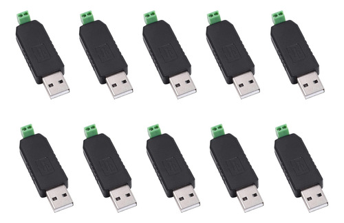 Adaptador Convertidor Usb A Rs485 485, Chip Ch340t, 64 Bits,