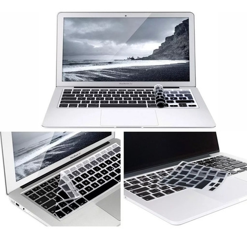 Funda Teclado Macbook Air Pro Ingles Todos Los Modelos Color