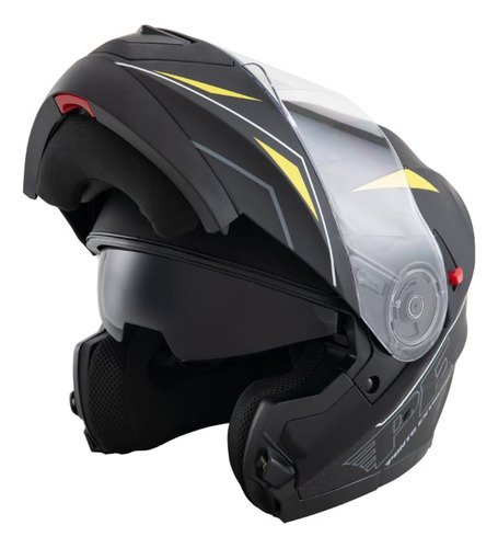 Casco Rebatible Punto Extremo Amarillo X650 (t,l) - Motordos