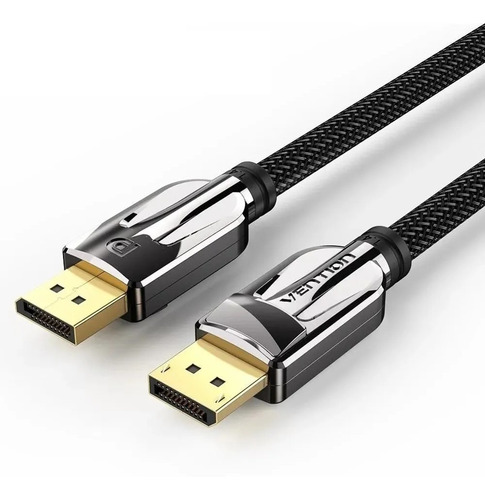 Cable Vention Display Port 1.4 Certificado Profesional - 8k Hdr EArc 144hz - Metal Trenzado - Premium  Gamer Full HD - 3 Metros - HCABI
