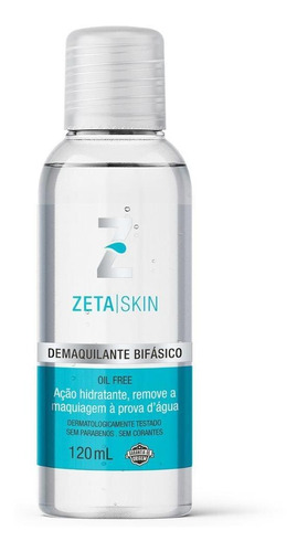 Demaquilante Bifásico 120ml Zeta Skin