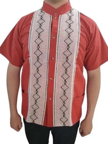Guayabera naranja hotsell