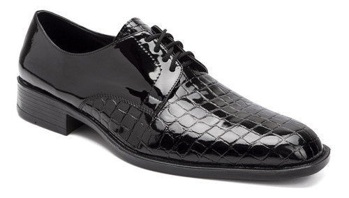 Imagen 1 de 4 de Zapatos Vestir Combinados Charol Autobrillo Hombre Importado