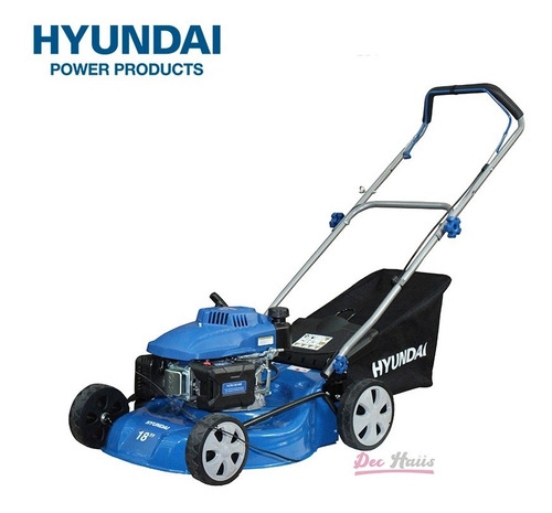 Cortacésped Hyundai 18p De Corte C/recolector 5 Hp Gasolina