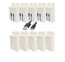 Comprar 10 Cables 1hora 2.1a V8 Micro Usb 1m Rudo Carga Rápida Datos Negro Y Blanco