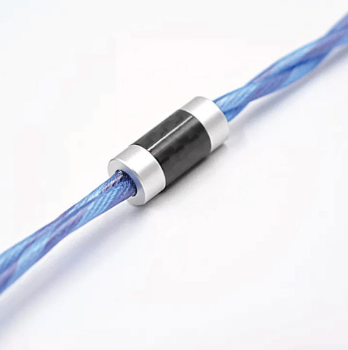 Imagen 5 de 10 de Cable Auriculares Kz Blue Silver 498-core Super Reforzado