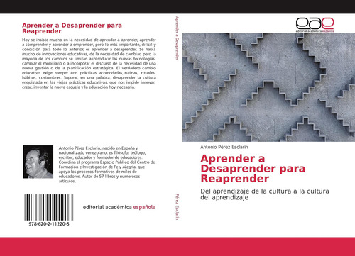 Libro: Aprender A Desaprender Para Reaprender: Del Aprendiza