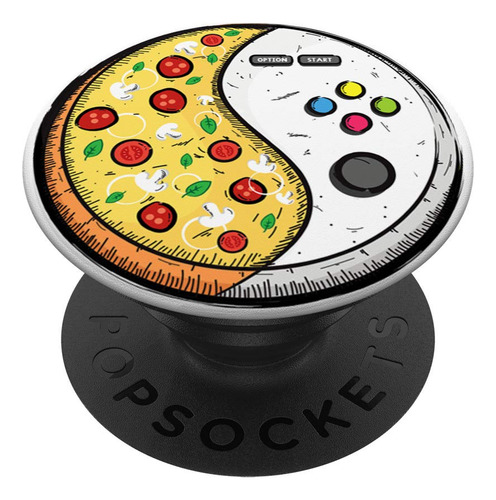 Pizza Diseño Para Niño Gamer Popsockets Popgrip: