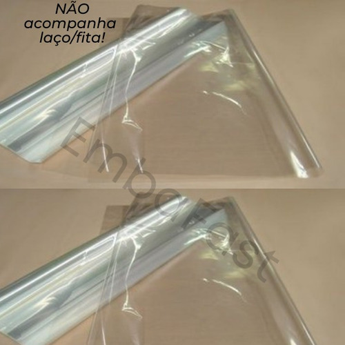 Imagem 3 de 10 de 100 Sacos Transparente Presente Brinde Lembrancinha 25x37