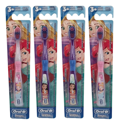 Paquete 4 Cepillos Oral-b Stages (5-7años)