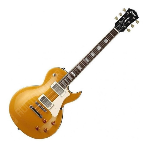 Imagen 2 de 4 de Guitarra eléctrica Cort CR Series CR200 de caoba gold top con diapasón de jatoba