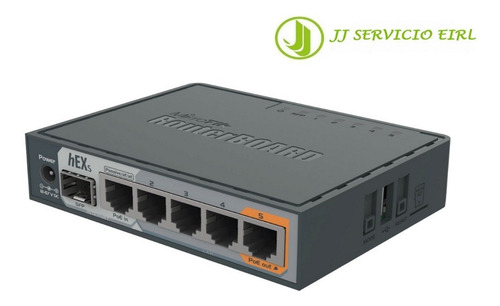 Mikrotik - Rb760igs Hex S, 5 Puertos Gigabit, 01 Sfp