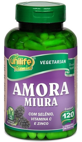 Amora Miura 120 Cápsulas - Unilife Vitamins