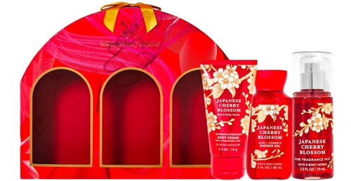 Japanese Cherry Blossom Bath & Body Works Kit De Regalo