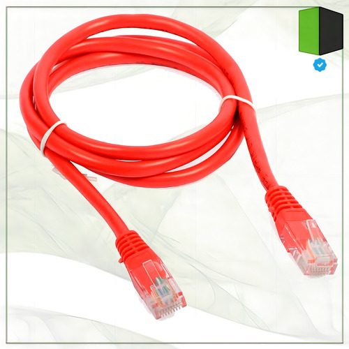 Patch Cord 1 Metro Furukawa 35123301 Cat6 Rojo Cable Red