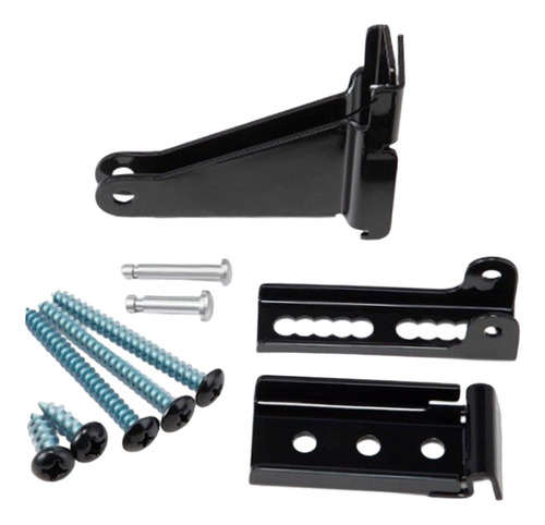 Kit De Hardware De Marco De Puerta De Soporte Más Negro