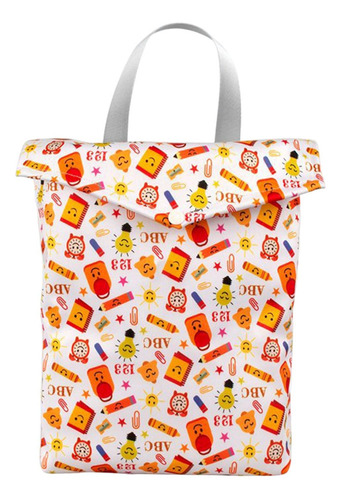 Bolsa De Pañales De Tela Para Bebé, Bolsa Sonrisa 25x30cm