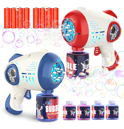 Máquina De Burbujas Automática, Juego De 2 Pistolas De