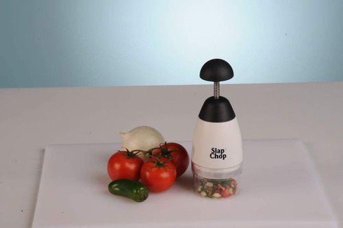 Cortador De Verduras Slap Chop C/ Cuchillas Acero Inoxidable