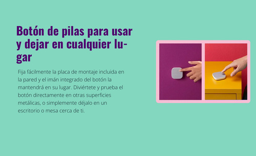 Smart Wiz Button Wi-fi Interruptor Inalámbrico Magnético