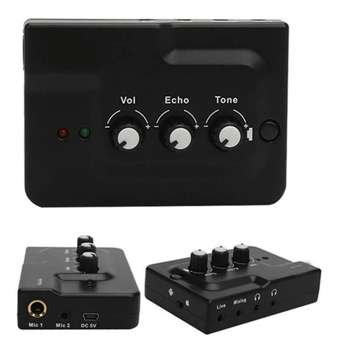 Imagen 3 de 4 de Placa De Audio Grabacion Hugel Celular Eco Ent Auricular