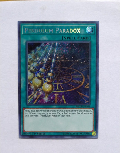 Yu Gi Oh! Pendulum Paradox Mp18-en209