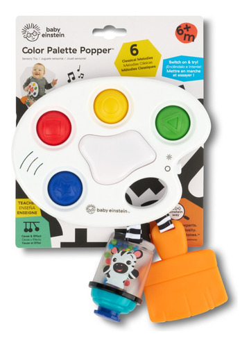 Juguete Sensorial Baby Einstein Color Palette Popper
