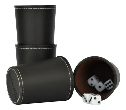 Juego De Mesa Juego De 4 Cachos De Eco Cuero Negro