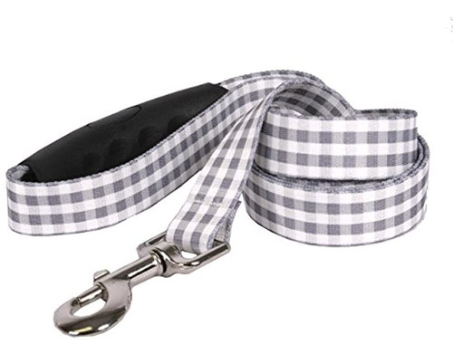 Correa De Perro Gingham Sureña Dawg Gingham Con Mango De Ag