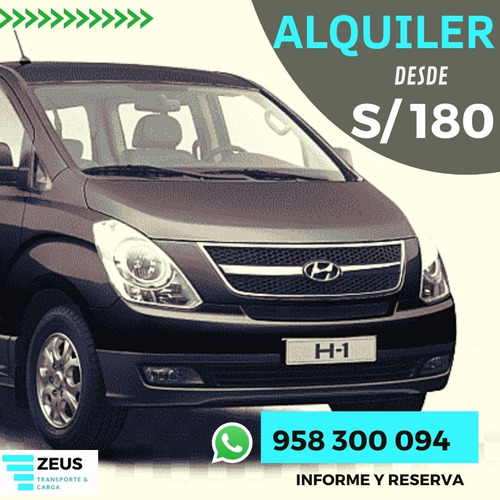 Imagen 1 de 14 de Alquiler Hyundai H1 12 Pasajeros - Dual